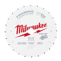 Milwaukee Tool Framing Wood  Blade, 24 Tooth, 7-1/4 IN, 48-41-0720