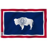 Annin® Wyoming State Flag, 3 FT x 5 FT, 46160