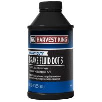 HARVEST KING® Heavy Duty Brake Fluid DOT 3, HK91, 12 OZ