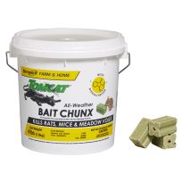 TOMCAT All Weather Bait Chunx Kills Rats, Mice & Meadow Voles, 32444, 4 LB