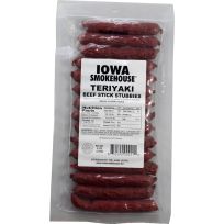 Iowa Smokehouse Beef Stick Stubbies Teriyaki, IS-8BSTT, 8 OZ