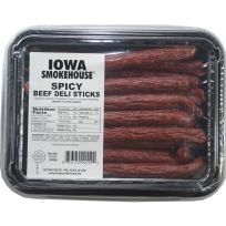 Iowa Smokehouse Beef Sticks Deli Spicy, IS-BDS, 13 OZ