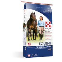 PURINA® Equine Senior Active Horse Feed, 3003276-506, 50 LB Bag