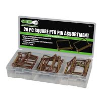 Grip Square PTO Pin Assortment, 20-Piece, 16282