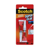 Scotch® Super Glue Liquid, 2-Pack, AD117, 0.07 OZ
