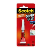 Scotch® Super Glue Liquid, AD118D, 0.07 OZ