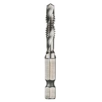 DEWALT High Speed Steel Drill Tap, 20 UNC, 2-Flute, DWADT1420, 1/4 IN