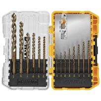 DEWALT Industrial Cobalt Pilot Point Drill Bit Set, 14-Piece, DWA1240