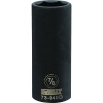 DEWALT 6-Point 1/2 Drive Deep Impact Socket, DWMT73940OSP, 7/8 IN