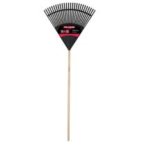 Tru Tough Wood Handle Poly Rake, 24 IN x 48 IN, 30458