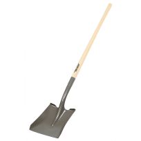 Tru Built Wood  Handle Square Point Shovel, 45 IN, 31174