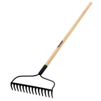 Tru Built Wood Handle 14-Tooth Rake, 48 IN, 31353