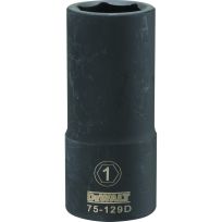 DEWALT 6-Point 3/4 Drive Deep Impact Socket, DWMT75129OSP, 1 IN