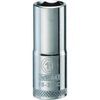 DEWALT 6-Point 3/8 IN Drive Deep Socket, DWMT86323OSP, 11 mm