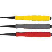 Stanley Cushion Grip Nail Set, 3-Piece, 58-930