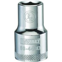 DEWALT 6-Point 1/2 IN Drive Socket, SAE, DWMT86443OSP, 7/16 IN