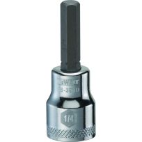 DEWALT 3/8 IN Drive Hex Bit Socket, SAE, DWMT86391OSP, 1/4 IN