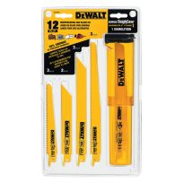 DEWALT Reciprocating Saw Blade Set with Case, DW4892  X