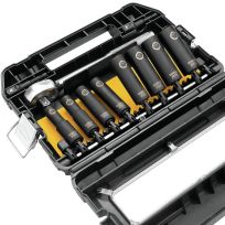 DEWALT 1/2 IN Impact Ready Socket Set, 10-Piece, DW22812