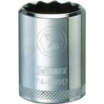 DEWALT 12-Point 1/2 IN Drive Socket, SAE, DWMT74569OSP, 13/16 IN