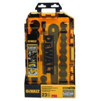 DEWALT Tough Box 1/2 Drive Impact Socket Set, 23-Piece, DWMT74739