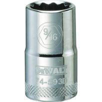 DEWALT 12-Point 1/2 IN Drive Socket, SAE, DWMT74593OSP, 9/16 IN