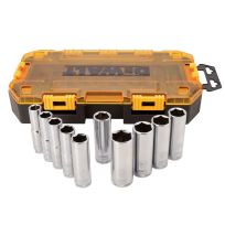 DEWALT 1/2 IN Drive Deep Socket Set, 10-Piece, DWMT73815