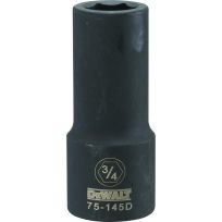 DEWALT 6-Point 3/4 Drive Deep Impact Socket, DWMT75145OSP, 3/4 IN