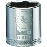 DEWALT 6-Point 3/8 IN Drive Socket, SAE, DWMT88982OSP, 3/4 IN