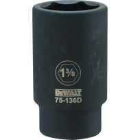 DEWALT 6-Point 3/4 Drive Deep Impact Socket, DWMT75136OSP, 1-3/8 IN