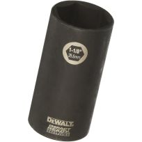 DEWALT 6-Point 1/2 IN Drive Deep Impact Socket, DW22962, 1-1/8 IN