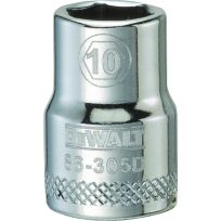 DEWALT 6-Point 3/8 IN Drive Socket, DWMT86305OSP, 10 mm