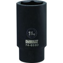 DEWALT 6-Point 1/2 Drive Deep Impact Socket, DWMT74656OSP, 1-1/16 IN