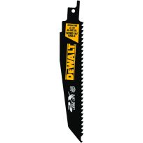 DEWALT Reciprocating Blade, 6 IN, 6 TPI, 5-Pack, DWA4166