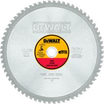 DEWALT Heavy Gauge Ferrous Metal Cutting 1 IN Arbor, 66T, 14 IN, DWA7747