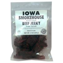 Iowa Smokehouse Ranch Hand Beef Jerky Sweet Teriyaki, IS-RH8JT, 8 OZ