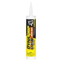 DAP DynaGrip Heavy Duty Construction Adhesive, 7079827509, White, 9 OZ