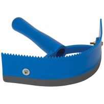 WEAVER LEATHER™ 2 in 1 Sweat Scraper and Curry Comb, 65-2056-157, French Blue / Gray