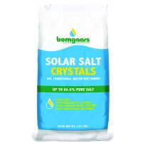 Bomgaars Water Softener Solar Salt Crystals Bag, 2646198, 40 LB