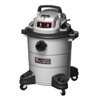 Black Diamond Wet / Dry Vacuum, 3 HP, VOC507PF 3801, 5 Gallon