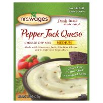 mrs.wages® Pepper Jack Queso Cheese Dip Mix Medium, W408-H7425, 1.5 OZ