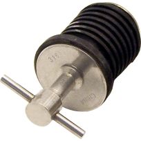 Shoreline Marine Stainless Steel Drain Twist Plug, 1 IN, 52172