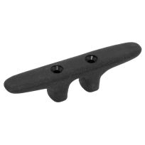 Shoreline Marine Cleat, 4-1/2 IN, Nylon Black, 52137