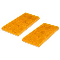 Shoreline Marine Stick-On Trailer Reflector, Amber, 76657