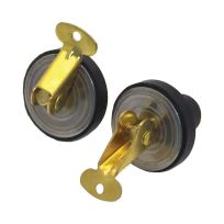 Shoreline Marine Deck & Baitwell Plugs, 1/2 IN, Brass, SL52184/052184