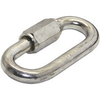 Shoreline Marine Plated Steel Quick Link, 1/4 IN, 52192