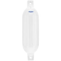 Shoreline Marine Inflatable Fender, 4.5 x 16 IN, White, 52385