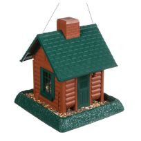 Northstates Log Cabin Birdfeeder, 9083W