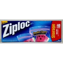 Ziploc® Food Storage Bags with New Grip 'n Seal Technology, 40-Count, 320, 1 Gallon