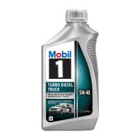 Mobil 1™ Turbo Diesel Motor Full-Synthetic Oil, 5W-40, 122253, 1 Quart